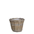 Panier rond en osier gris Marcia - diamètre 20 x H 16 cm à Botanic dans Éterville