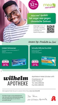 Aktueller mea - meine apotheke Prospekt (Potsdam, 4 Seiten zum blättern mea - meine apotheke Prospekt Unsere Juni-Angebote mit 4 Seiten