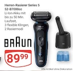 Aktuelle Rasierer Angebote bei GLOBUS in Krefeld Aktuelles Herren-Rasierer Series 5 52-B7000cc Angebot bei GLOBUS in Krefeld ab 89,99 €
