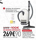 ASPIRATEUR SAC - Miele - Extra à Boulogne-Billancourt ASPIRATEUR SAC - Miele en promo chez Extra Boulogne-Billancourt à 269,90 €
