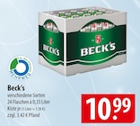 Beck's im Angebot bei famila Nordost in Flensburg Beck's Angebote bei famila Nordost Flensburg für 10,99 €