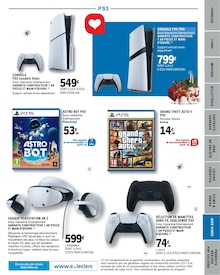 Promo Manette PS5 dans le catalogue E.Leclerc du moment à la page 91