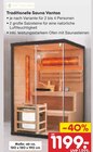 Traditionelle Sauna Vantaa von Artsauna für 1.199,00 € bei Netto Marken-Discount im Angebot Traditionelle Sauna Vantaa von Artsauna im aktuellen Netto Marken-Discount Prospekt