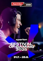 Aktueller MediaMarkt Saturn Elektromärkte Prospekt in Vreden und Umgebung, "Festival of Gaming 2025" mit 1 Seite, 11.08.2025 - 25.08.2025