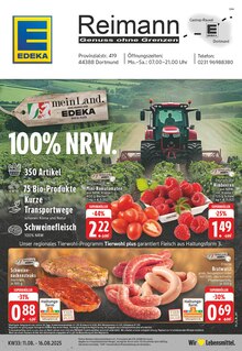 Aktueller EDEKA Prospekt für Dortmund mit  Seiten