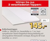 Kaltschaumtopper für 145,00 € bei Zurbrüggen im Angebot Kaltschaumtopper im aktuellen Zurbrüggen Prospekt