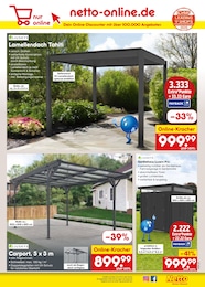Gartenhaus Angebot im aktuellen Netto Marken-Discount Prospekt auf Seite 47