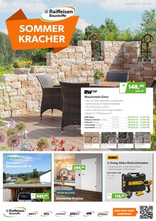 Bohrmaschine im aktuellen Raiffeisen Waren GmbH Prospekt (Salzgitter) Bohrmaschine im Raiffeisen Waren GmbH Prospekt "SOMMERKRACHER!" mit 8 Seiten (Salzgitter)