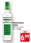 Vodka im Angebot bei E center in Kirchheim Vodka Angebote von Moskovskaya bei E center Kirchheim für 6,99 €