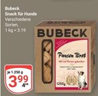 Snack für Hunde Angebote von Bubeck bei GLOBUS Weinheim für 3,99 €