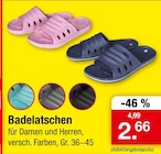 Zimmermann - Badelatschen Angebot im Prospekt Badelatschen bei Zimmermann im Prospekt "" für 2,66 €