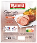 Saucisses Fumées à Cuire - MONIQUE RANOU - Intermarché Super Saucisses Fumées à Cuire - MONIQUE RANOU à 2,45 € dans le catalogue Intermarché Super
