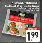 Italienische Bio Dinkel Wraps oder Bio Wraps bei E center im Viersen Prospekt für 1,99 €