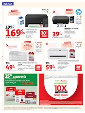 Promos Cartouche D'encre dans le catalogue "LA RENTRÉE À PRIX K.O." de Auchan Hypermarché Cartouche D'encre en promo dans le catalogue Auchan Hypermarché à la page 4