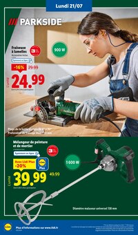 Promotion Peinture dans le prospectus Lidl, valable du 17/07/2025 au 23/07/2025 Promo Peinture dans le catalogue Lidl du moment à la page 60