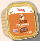 Terrine avec morceaux pour chien - NETTO en promo à 1,02 € chez Netto Terrine avec morceaux pour chien - NETTO dans le catalogue Netto