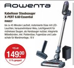Kabelloser Staubsauger X-PERT 6.60 Essential RH6837 von Rowenta im aktuellen V-Markt Prospekt für 149,00 €