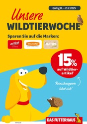 Aktueller Das Futterhaus Zoohandlung Prospekt in Neuenkirchen und Umgebung, "Unsere WILDTIERWOCHE" mit 2 Seiten, 17.02.2025 - 21.02.2025