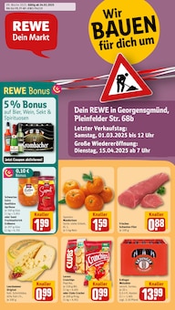 Aktueller REWE Prospekt "Dein Markt" Seite 1 von 32 Seiten