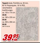 Aktuelles Teppich Isola Angebot bei Möbel AS in Heilbronn ab 39,95 €