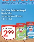 Frische-Siegel Nachfüller Angebote von WC-Ente bei GLOBUS Rostock für 2,99 €