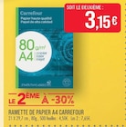 Supermarchés Match Metz - Promo Ramette de papier A4 Promo Ramette de papier A4 à 3,15 € dans le catalogue Supermarchés Match à Metz