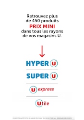 Prospectus Supermarchés U Express en cours à Suris et alentours, "Pour trouver les → PRIX MINI chez U…", 1 page, 16/10/2025 - 29/10/2025 Catalogue Supermarchés U Express en cours à Suris et alentours, "Pour trouver les → PRIX MINI chez U…", 1 page, 16/10/2025 - 29/10/2025