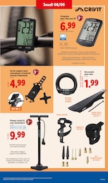 Prix et réduction Compteur Vélo dans le prospectus Lidl en cours Offre Compteur Vélo dans le catalogue Lidl du moment à la page 39