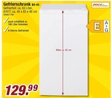 Gefrierschrank BD-65 von POCOline für 129,99 € bei POCO im Angebot Gefrierschrank BD-65 von POCOline im aktuellen POCO Prospekt