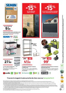 Promotion Meuble De Rangement dans le prospectus LEROY MERLIN, valable du 05/08/2026 au 25/08/2026 Promo Meuble De Rangement dans le catalogue LEROY MERLIN du moment à la page 4