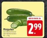 Minigurken im EDEKA Prospekt Minigurken von im aktuellen EDEKA Prospekt für 2,99 €