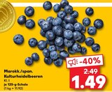 Marokk./span. Kulturheidelbeeren im aktuellen Kaufland Prospekt