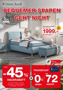 Boxspringbett im Möbelzentrum Pforzheim Prospekt "Betten-Spezial" mit 12 Seiten (Stuttgart)
