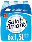 Eau minérale naturelle - SAINT AMAND en promo chez Supermarchés Match Strasbourg à 5,10 €