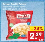 Taschki Pelmeni von Dovgan für 2,29 € bei Netto Marken-Discount im Angebot Taschki Pelmeni von Dovgan im aktuellen Netto Marken-Discount Prospekt