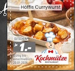 Höffis Currywurst Angebote von Kochmütze Restaurant bei Höffner Kiel für 1,00 €