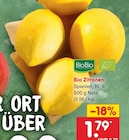 Bio Zitronen von BioBio für 1,79 € bei Netto Marken-Discount im Angebot Bio Zitronen von BioBio im aktuellen Netto Marken-Discount Prospekt