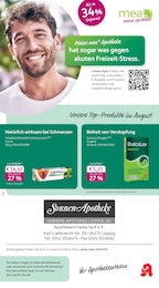 mea - meine apotheke Prospekt für Leipzig: "Unsere August-Angebote", 4 Seiten, 01.08.2026 - 31.08.2026