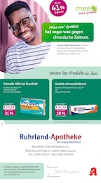 mea - meine apotheke Prospekt für Oberhausen mit 4 Seiten mea - meine apotheke Prospekt für Oberhausen: "Unsere Juni-Angebote", 4 Seiten, 01.06.2026 - 30.06.2026