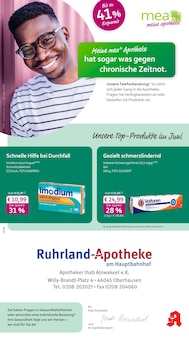 Aktueller mea - meine apotheke Prospekt "Unsere Juni-Angebote" für Oberhausen Aktueller mea - meine apotheke Prospekt für Oberhausen mit Seiten