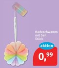 Badeschwamm mit Seil im budni Prospekt Badeschwamm mit Seil von im aktuellen budni Prospekt für 0,99 €