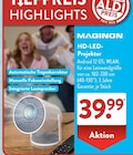 HD-LED-Projektor im ALDI SÜD Prospekt HD-LED-Projektor von Maginon im aktuellen ALDI SÜD Prospekt für 39,99 €