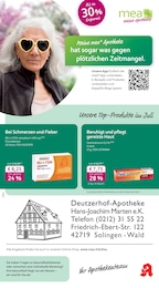 mea - meine apotheke Prospekt für Solingen: "Unsere Juli-Angebote", 4 Seiten, 01.07.2025 - 31.07.2025
