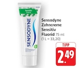 Zahncreme Sensitiv Fluorid bei E center im Prospekt "" für 2,49 €