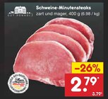 Aktuelle Steak Angebote bei Netto Marken-Discount in Darmstadt Aktuelles Schweine-Minutensteaks Angebot bei Netto Marken-Discount in Darmstadt ab 2,79 €