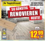 Ihr Teppichfreund Königsbrunn - Design-Vinyl-Klick-Belag Angebot im Prospekt Design-Vinyl-Klick-Belag bei Ihr Teppichfreund im Königsbrunn Prospekt für 12,99 €