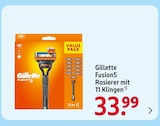 Gillette Fusion5 von Gillette im aktuellen Rossmann Prospekt für 33,99 €