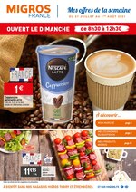 Catalogue Migros France à Ambilly, avec 16 pages Prospectus Migros France à Ambilly, "Mes offres de la semaine ", 16 pages, 27/07/2021 - 01/08/2021
