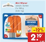 Mini Wiener von Hofmaier für 2,19 € bei Netto Marken-Discount im Angebot Mini Wiener von Hofmaier im aktuellen Netto Marken-Discount Prospekt