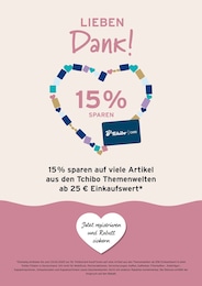 Tchibo Prospekt "LIEBEN Dank!", 2 Seiten, 16.02.2025 - 22.02.2025 Tchibo Prospekt "LIEBEN Dank!", 2 Seiten, 16.02.2025 - 22.02.2025